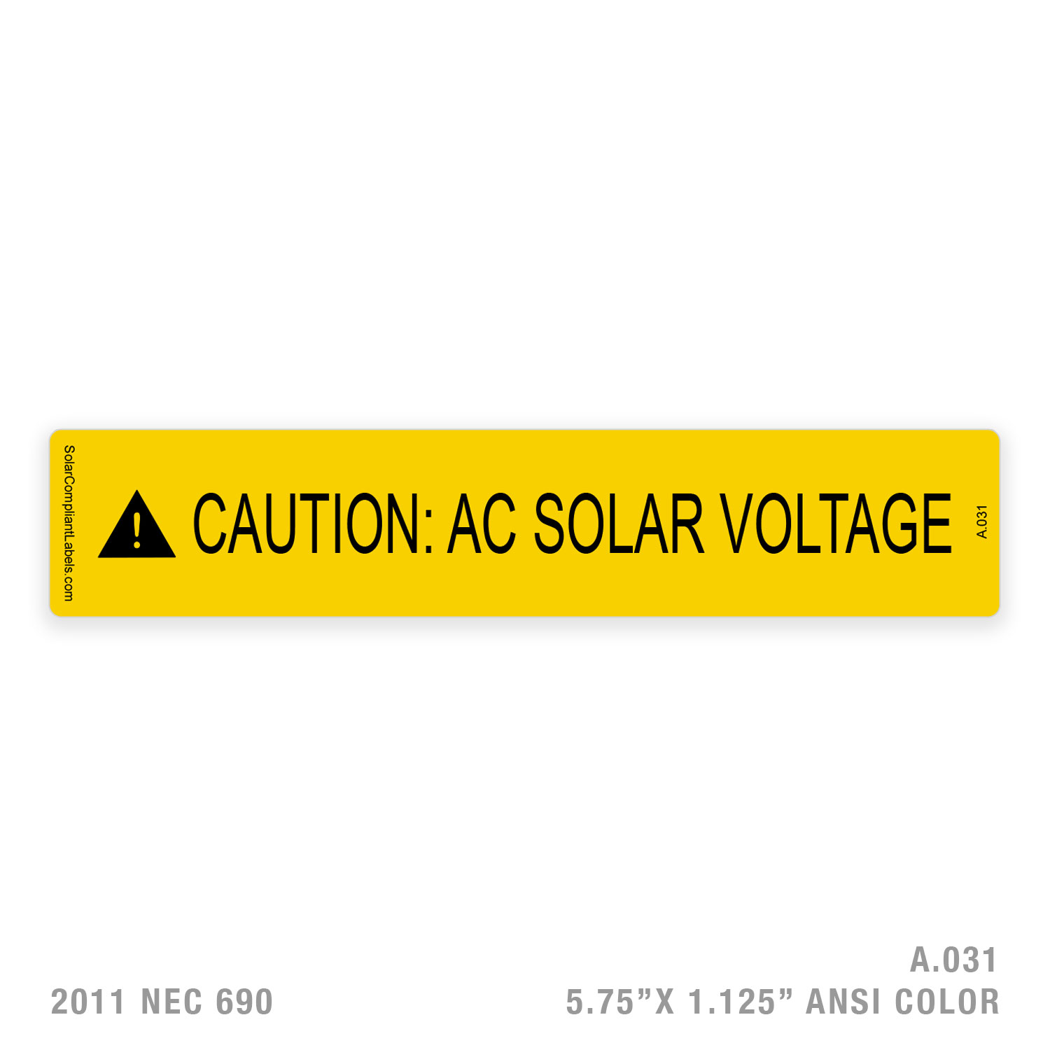 2 x 1 Caution Header Customized Vinyl Safety Warning Labels - UV  Laminated - ANSI/OSHA