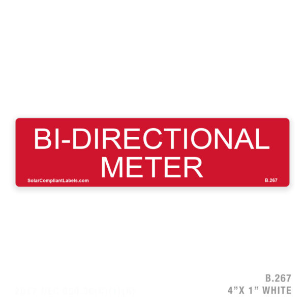 B.267-METER-LABEL