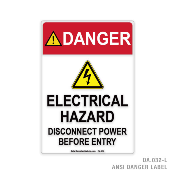 electrical hazard sign
